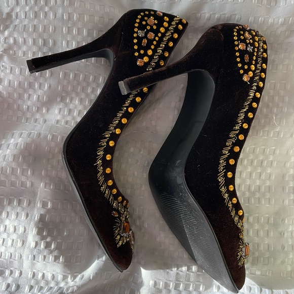 🌸Colin Stuart jewelled 4” heeled shoes - Picture 10 of 11